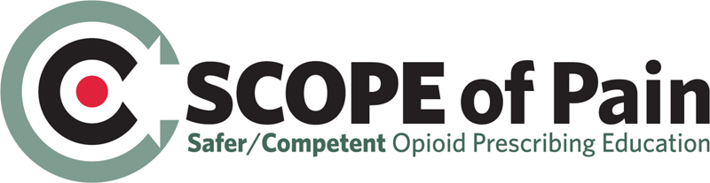 SCOPE of Pain: Safer/Competent Opioid Prescribing Education