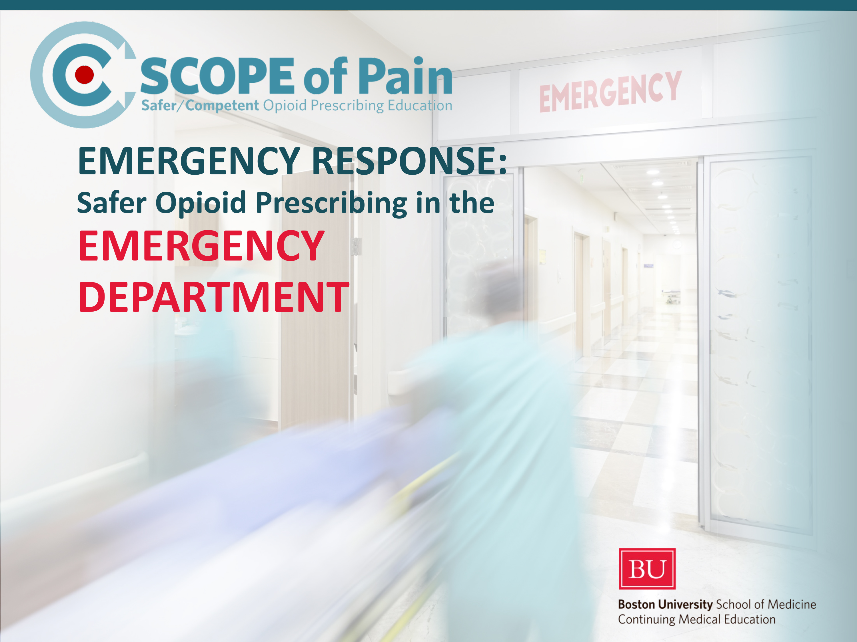Emergency Response: Safer Opioid Prescribing in the Emergency Department